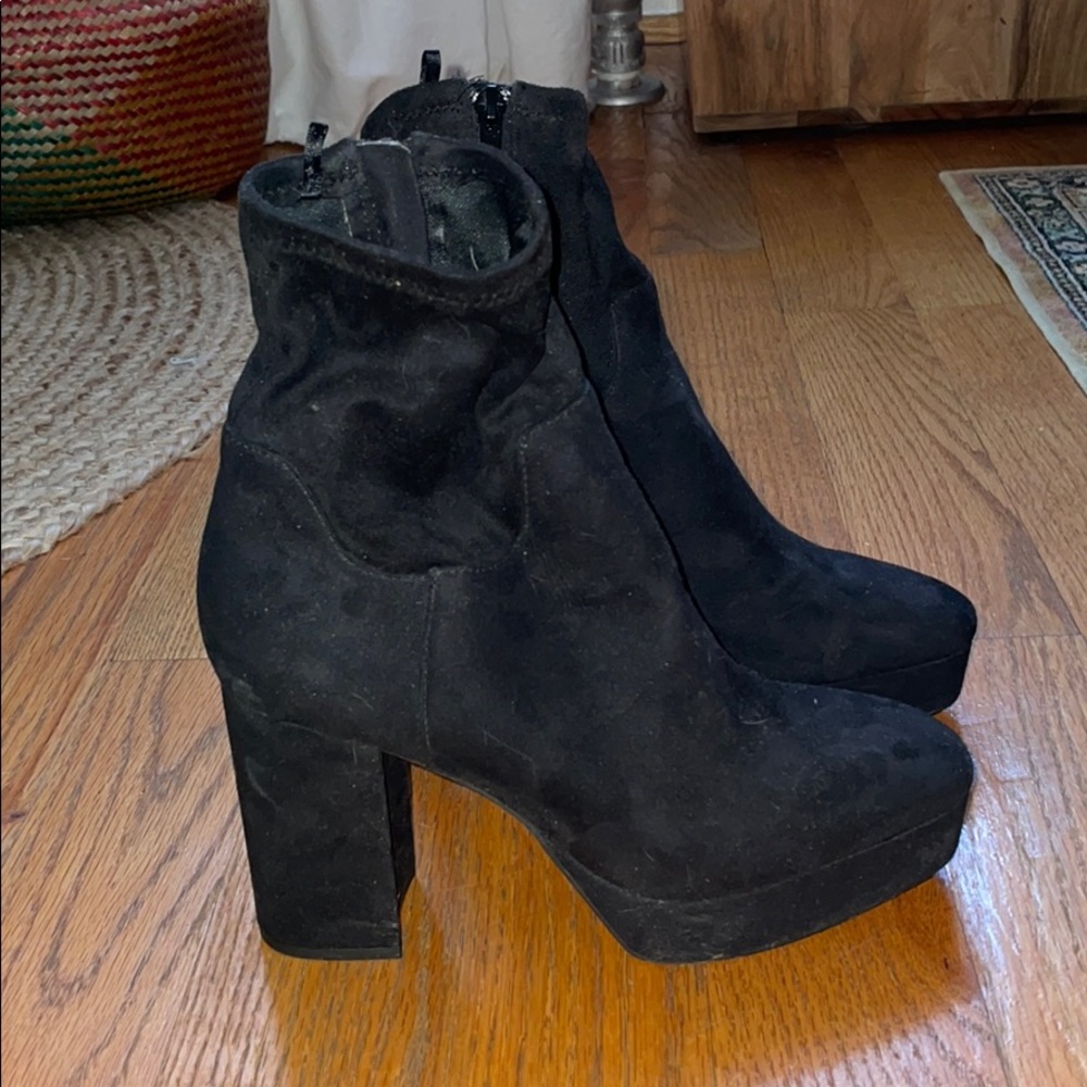 Platform booties